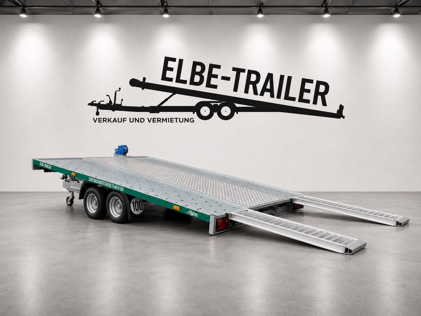 3t Autotransporter Zweiachser 4,50 x 2,10m kippbar